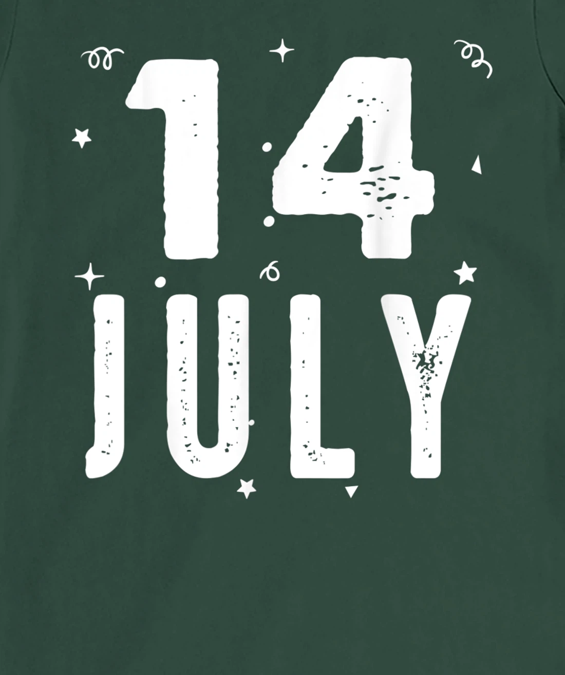 14 July Anniversary Party Special Occasions for Today T-Shirt, Kid T-Shirt and Women T-Shirt