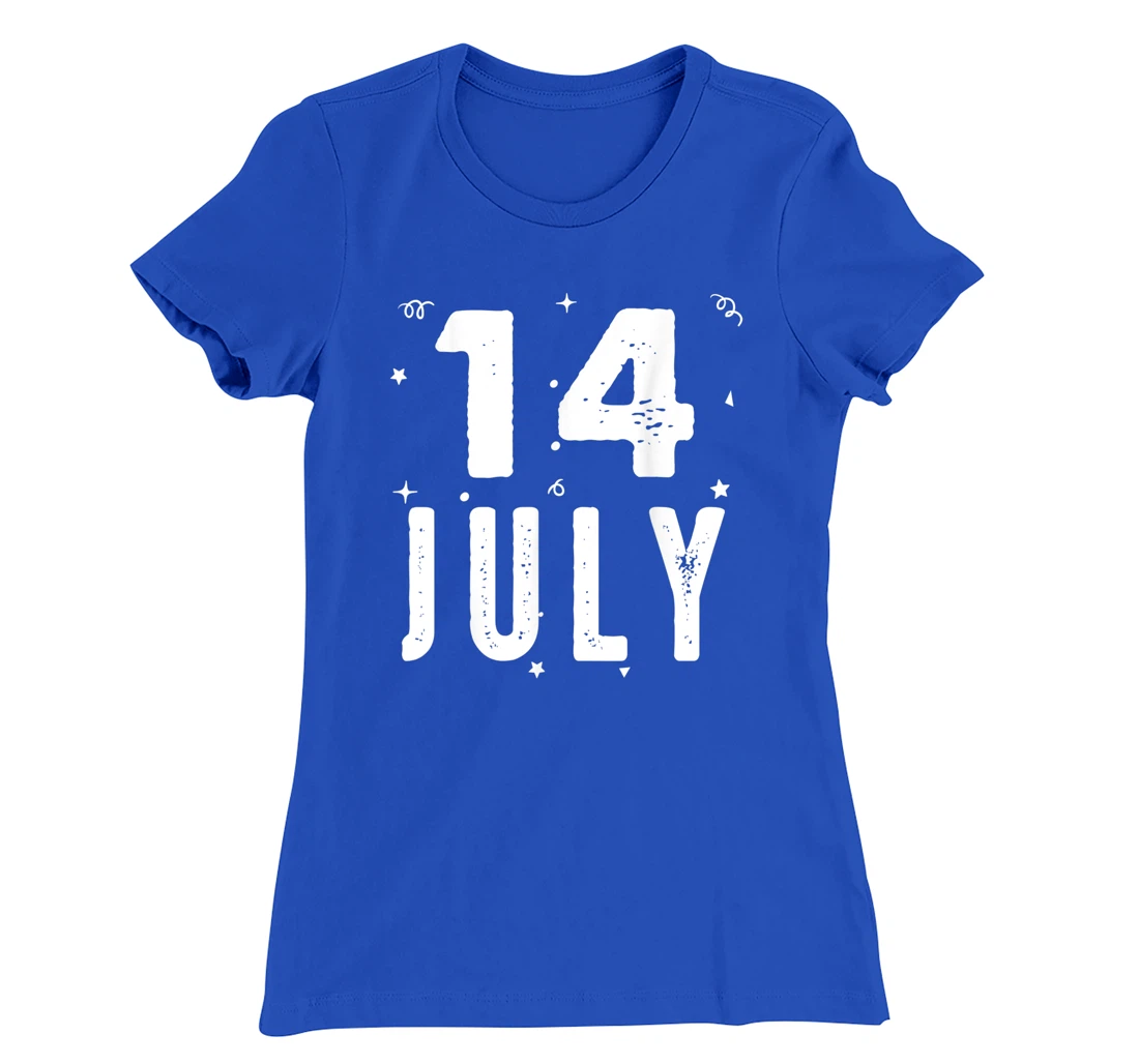14 July Anniversary Party Special Occasions for Today T-Shirt, Kid T-Shirt and Women T-Shirt