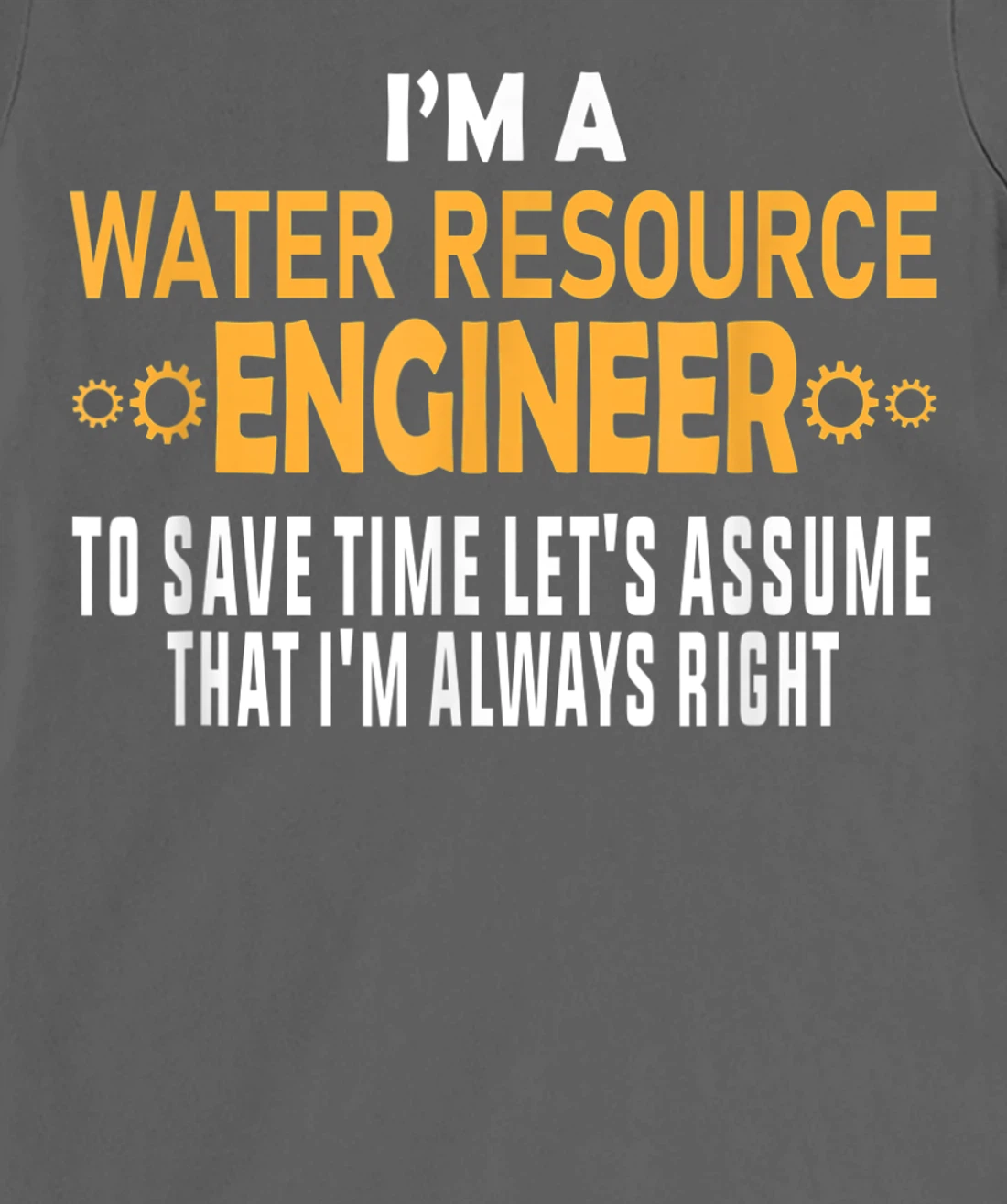 Water Resources Engineer T-Shirt, Women T-Shirt