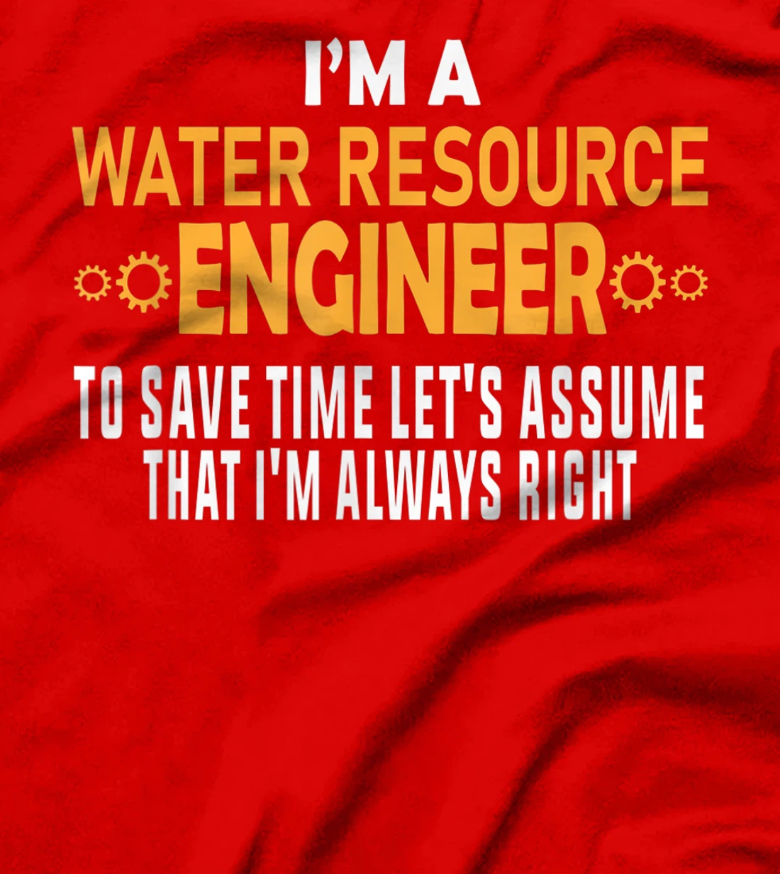 Water Resources Engineer T-Shirt, Women T-Shirt