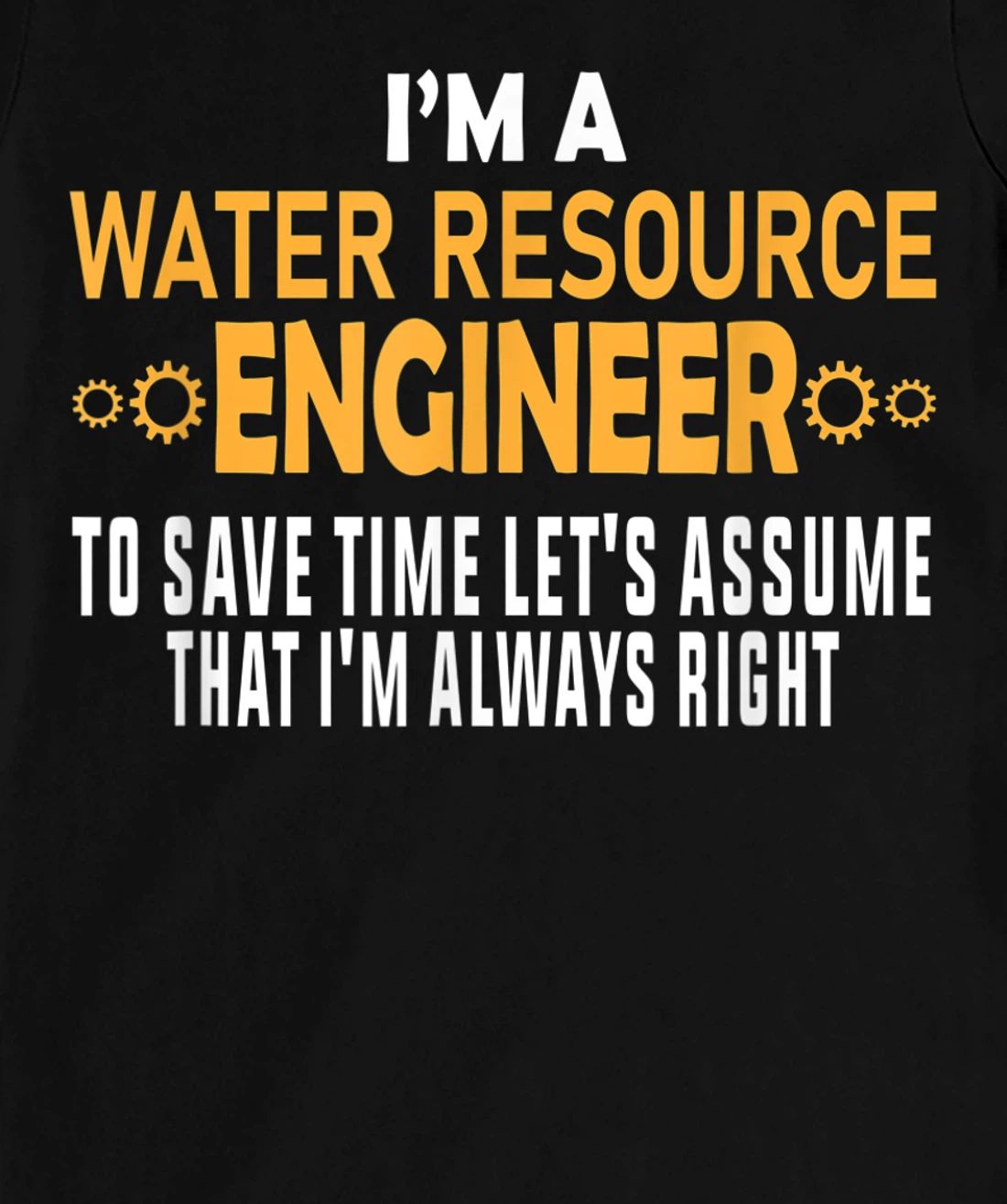 Water Resources Engineer T-Shirt, Women T-Shirt