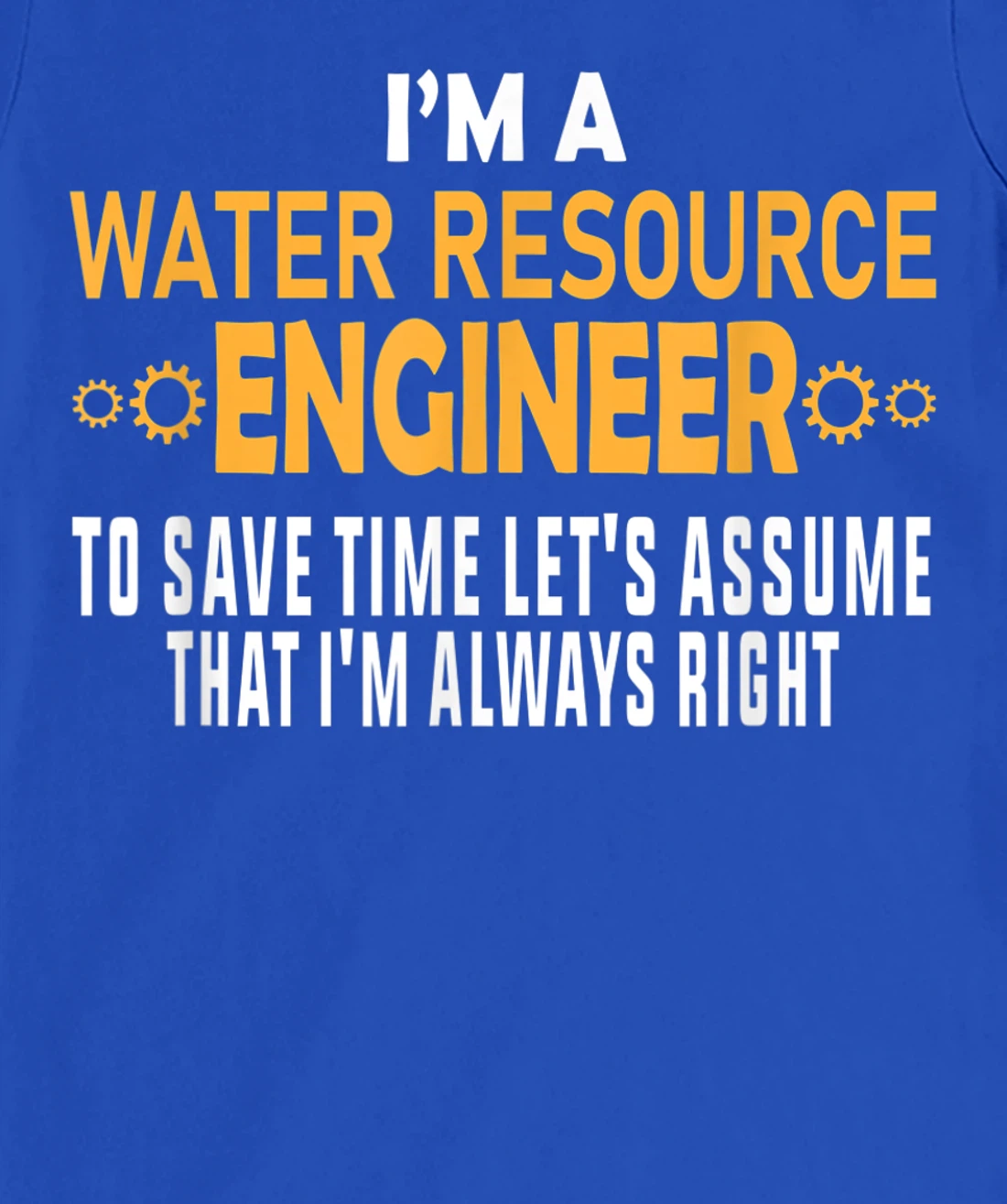 Water Resources Engineer T-Shirt, Women T-Shirt