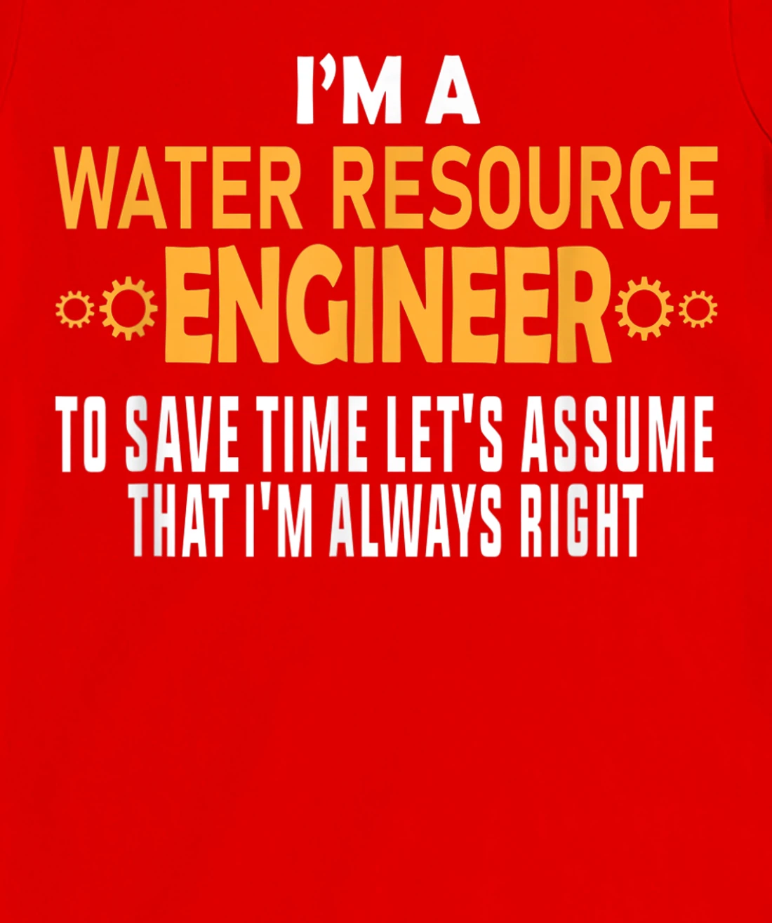 Water Resources Engineer T-Shirt, Women T-Shirt