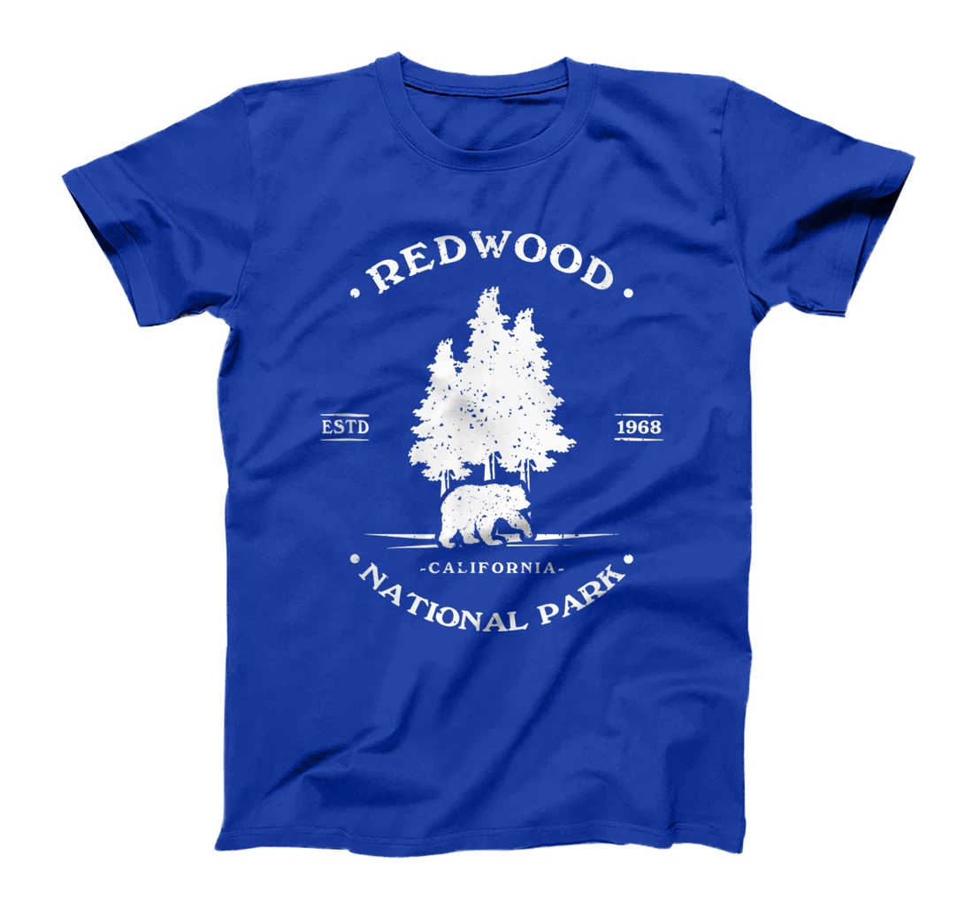 Vintage Distressed Redwood Park California Grizzly Bear T-Shirt, Kid T-Shirt and Women T-Shirt