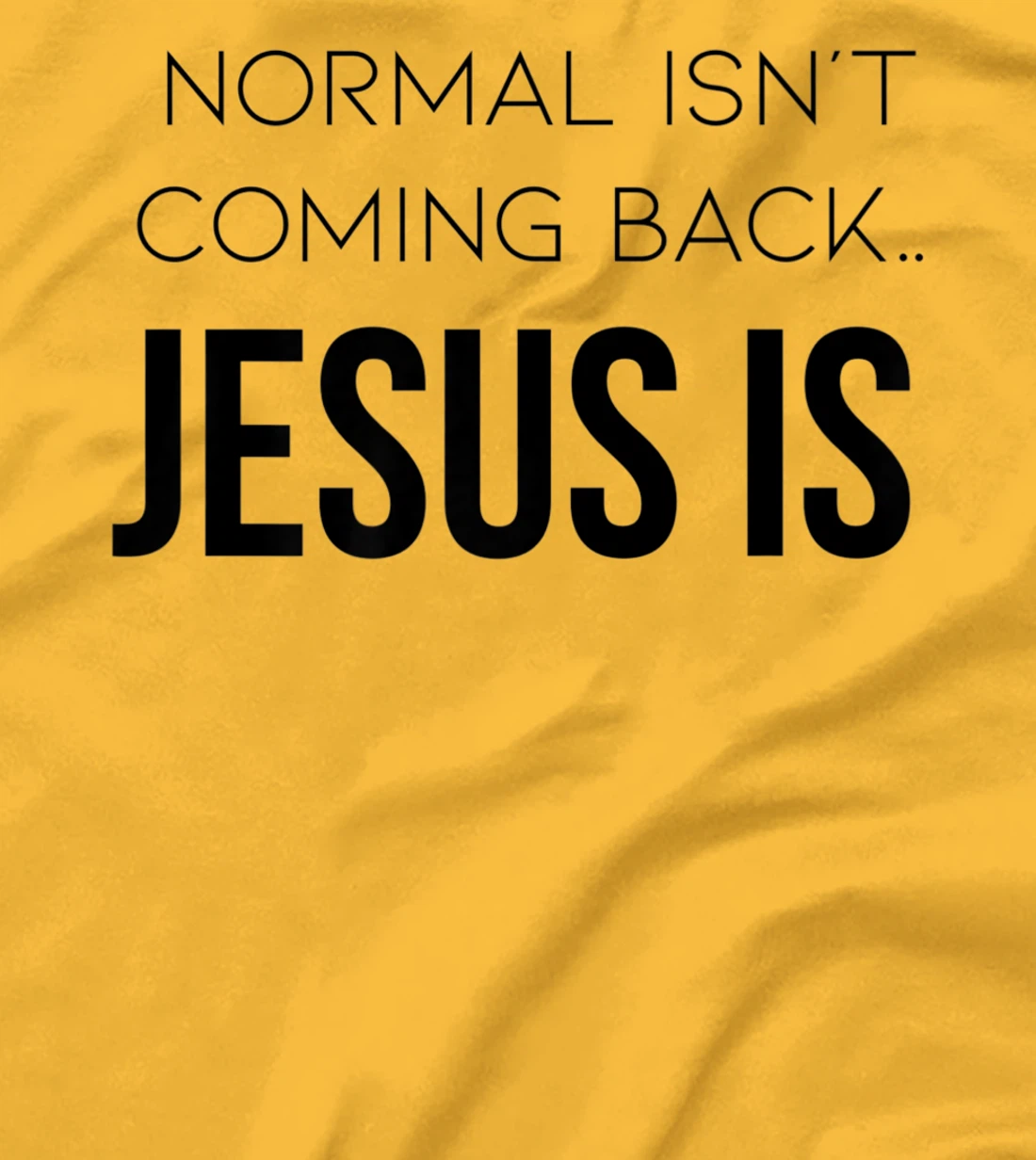 Normal Is Not Coming Back Christian Tee T-Shirt, Kid T-Shirt and Women T-Shirt