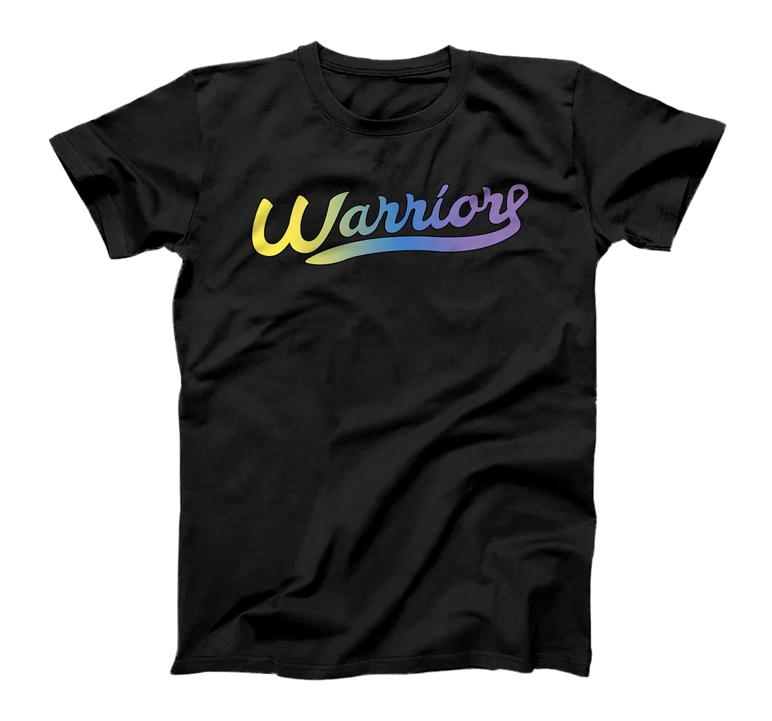 Bladder Cancer Awareness Warrior Tricolor Ribbon T-Shirt, Women T-Shirt