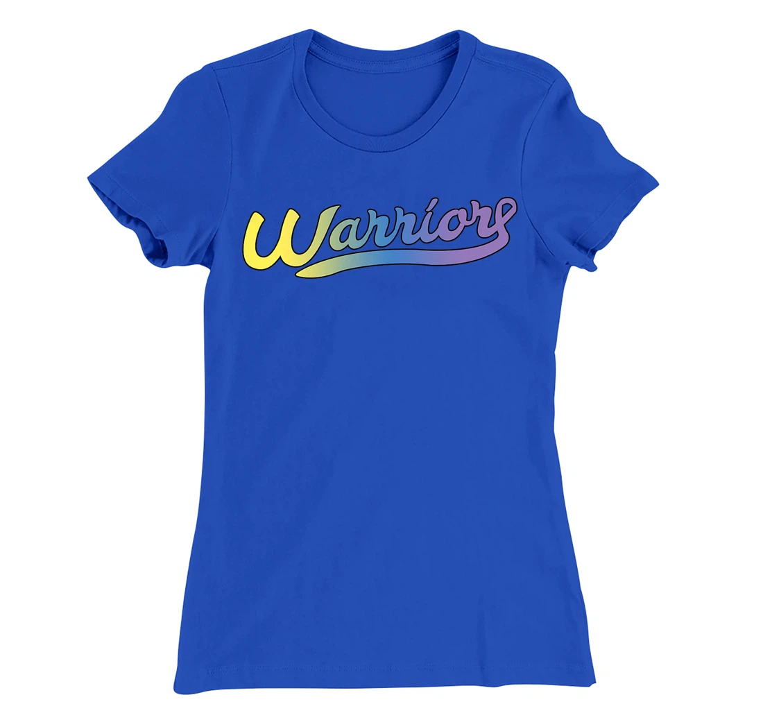 Bladder Cancer Awareness Warrior Tricolor Ribbon T-Shirt, Women T-Shirt