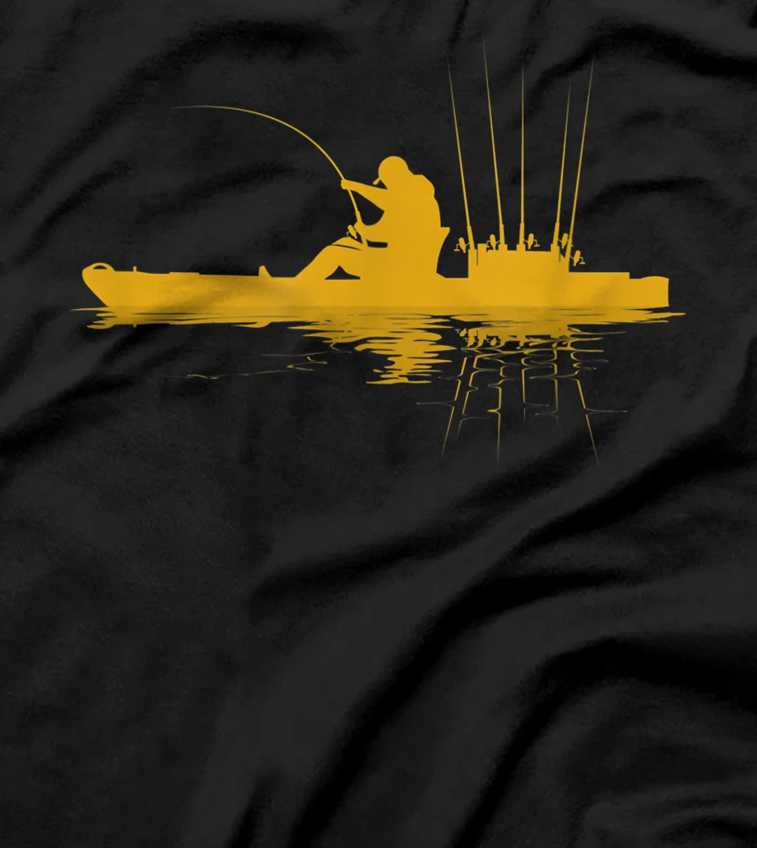 Kayak Bass Fishing Yak Angler Kayak Fisherman Kayaking T-Shirt, Kid T-Shirt and Women T-Shirt