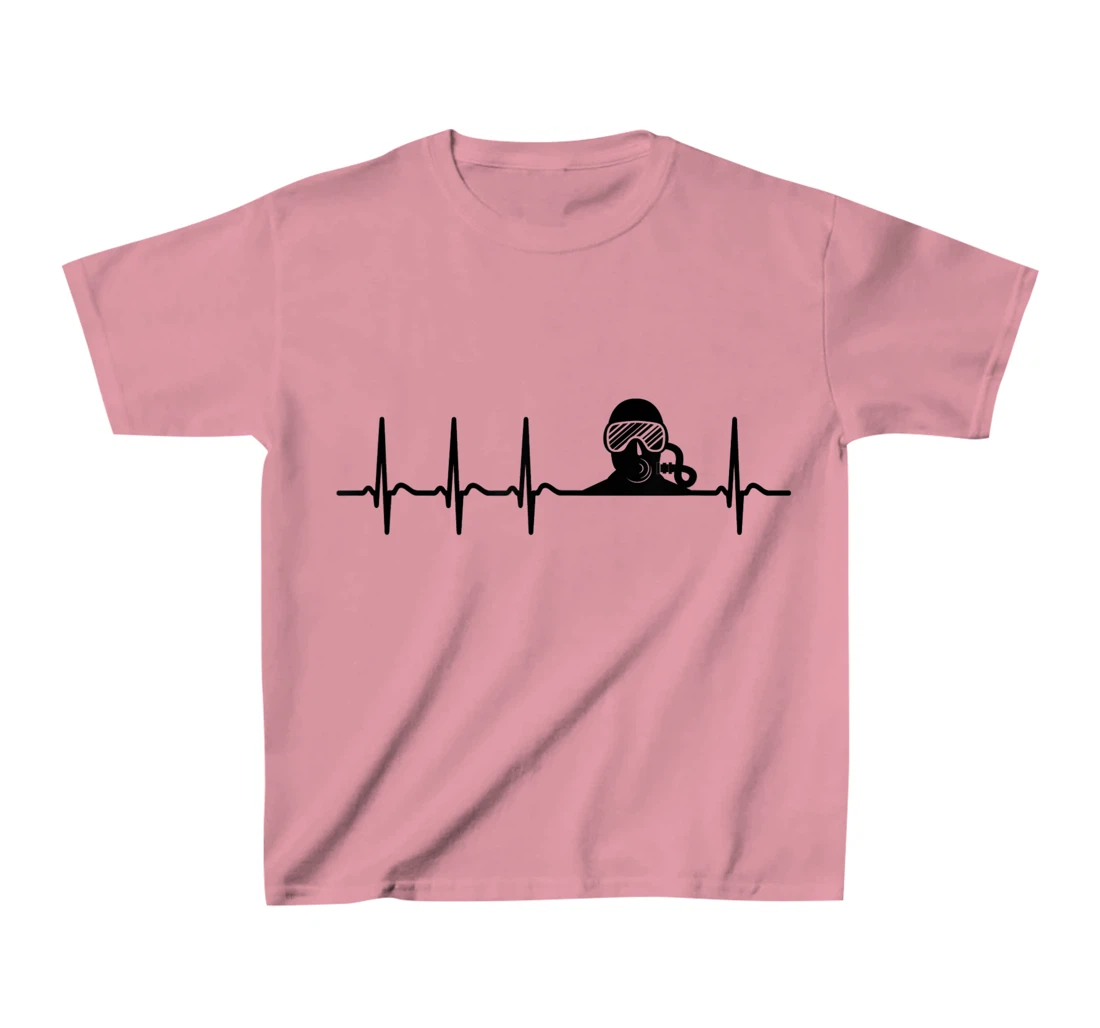 Scuba Diving Heart Love- Cool Funny Unique Diving Instructor T-Shirt, Kid T-Shirt and Women T-Shirt