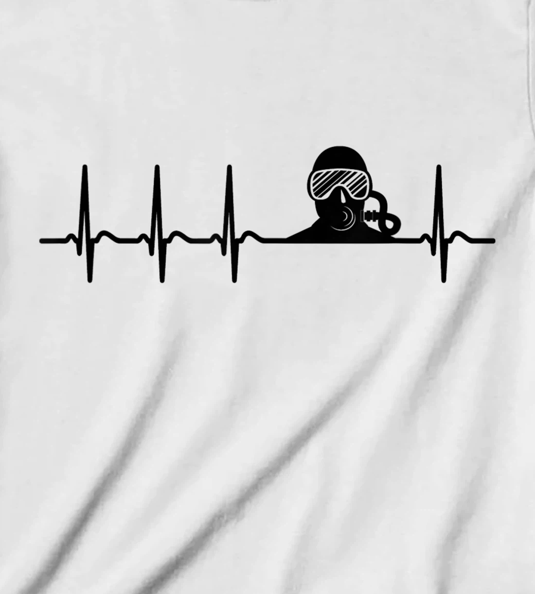 Scuba Diving Heart Love- Cool Funny Unique Diving Instructor T-Shirt, Kid T-Shirt and Women T-Shirt