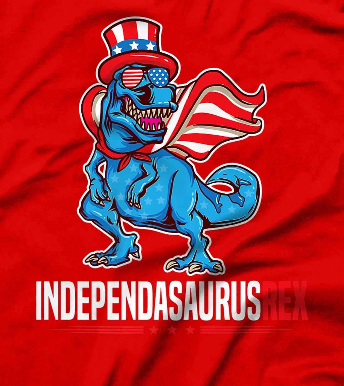 Indapendasaurusrex 4th of July T-Rex Independence Day TRex T-Shirt, Kid T-Shirt and Women T-Shirt