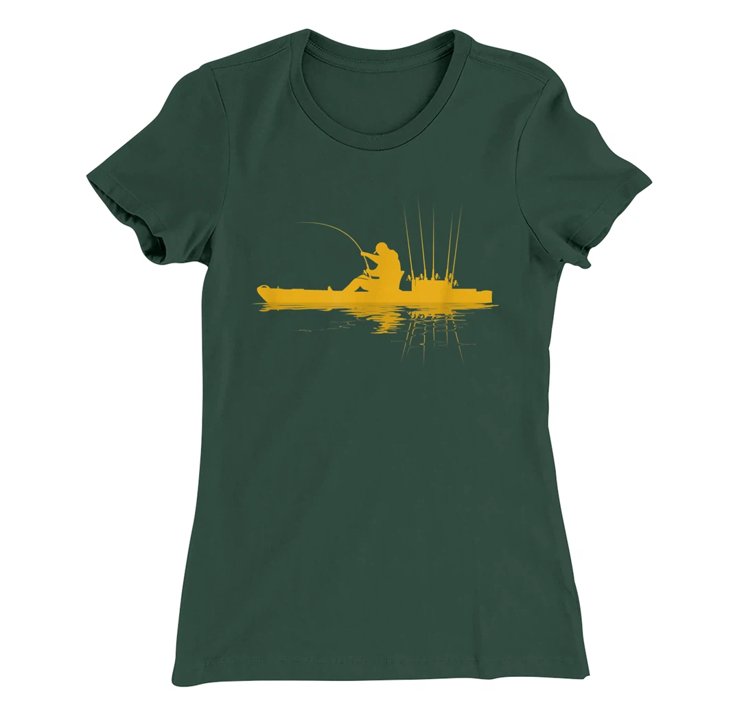 Kayak Bass Fishing Yak Angler Kayak Fisherman Kayaking T-Shirt, Kid T-Shirt and Women T-Shirt