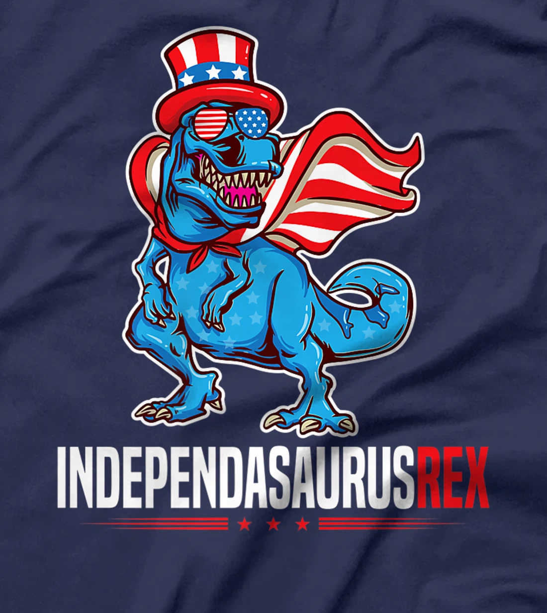Indapendasaurusrex 4th of July T-Rex Independence Day TRex T-Shirt, Kid T-Shirt and Women T-Shirt