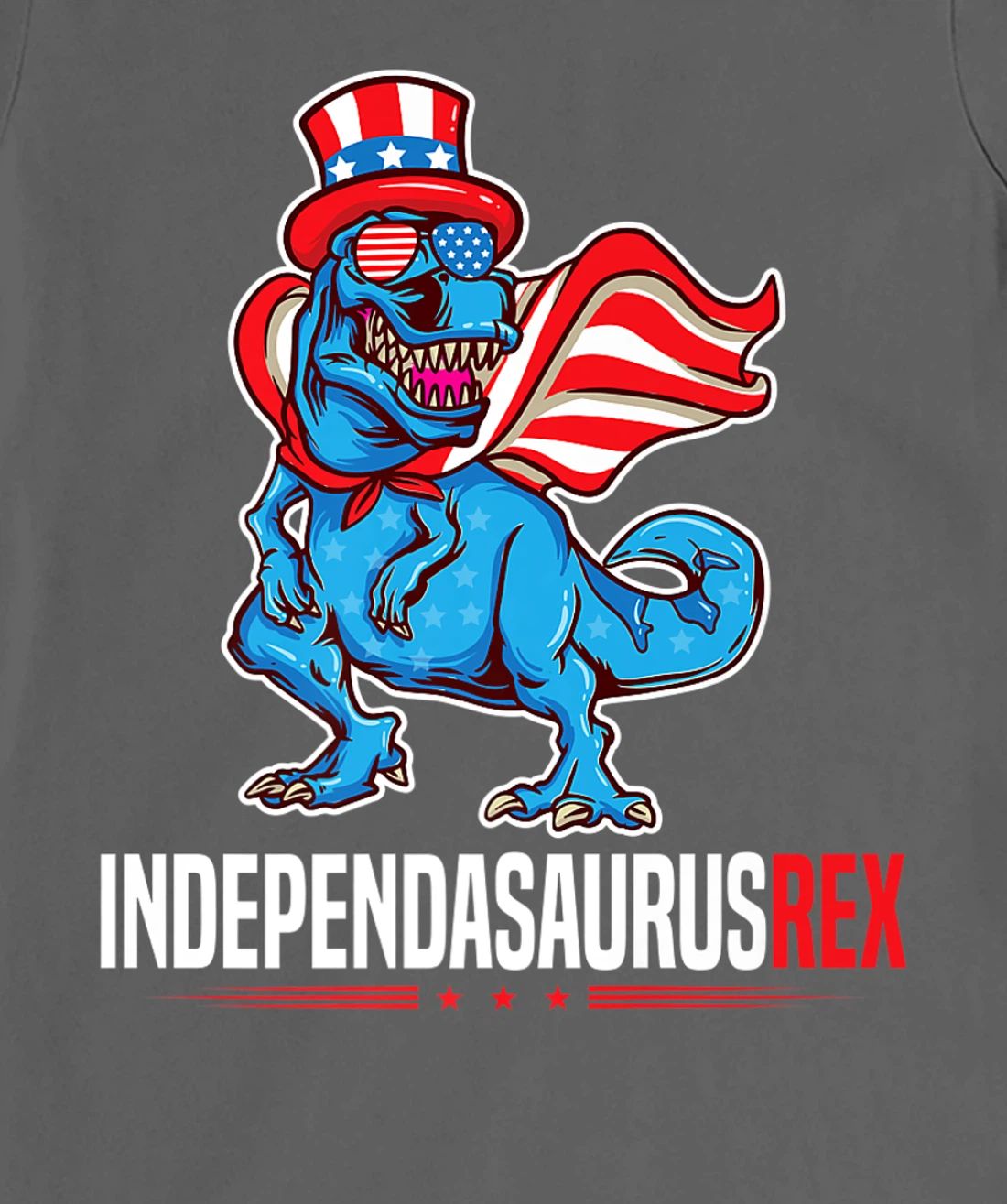 Indapendasaurusrex 4th of July T-Rex Independence Day TRex T-Shirt, Kid T-Shirt and Women T-Shirt