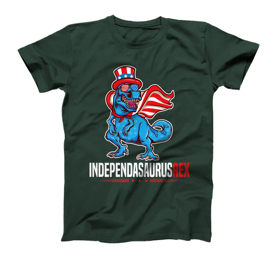 Indapendasaurusrex 4th of July T-Rex Independence Day TRex T-Shirt, Kid T-Shirt and Women T-Shirt