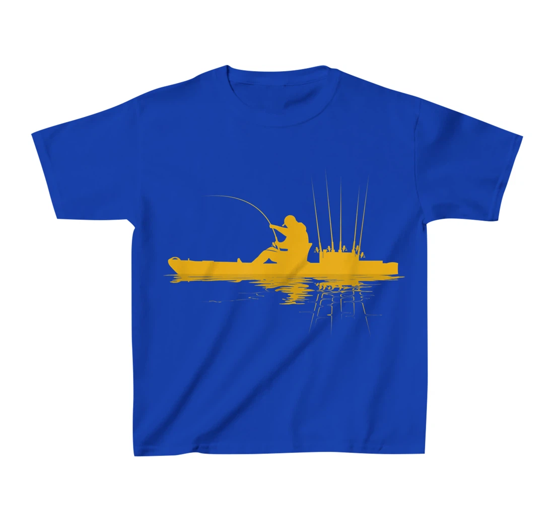 Kayak Bass Fishing Yak Angler Kayak Fisherman Kayaking T-Shirt, Kid T-Shirt and Women T-Shirt