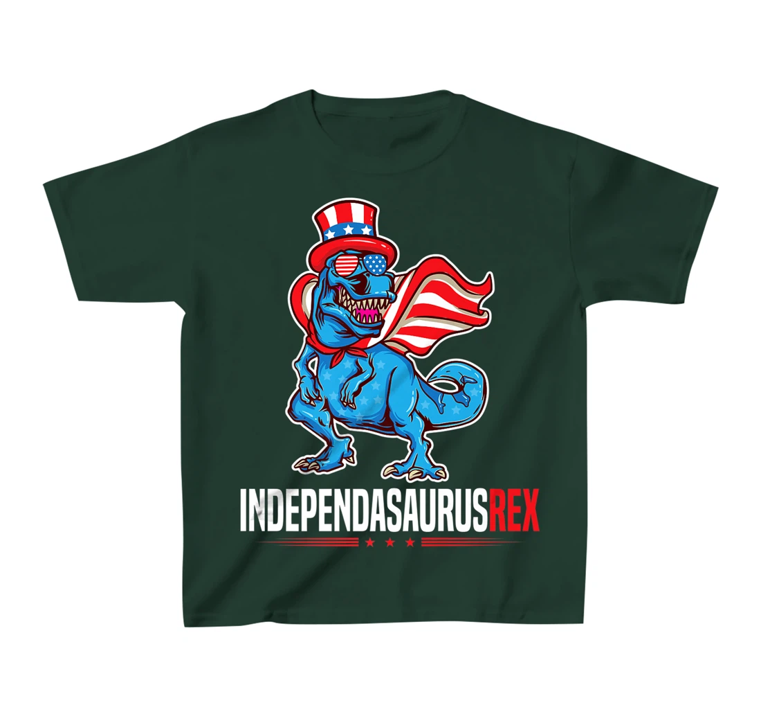 Indapendasaurusrex 4th of July T-Rex Independence Day TRex T-Shirt, Kid T-Shirt and Women T-Shirt