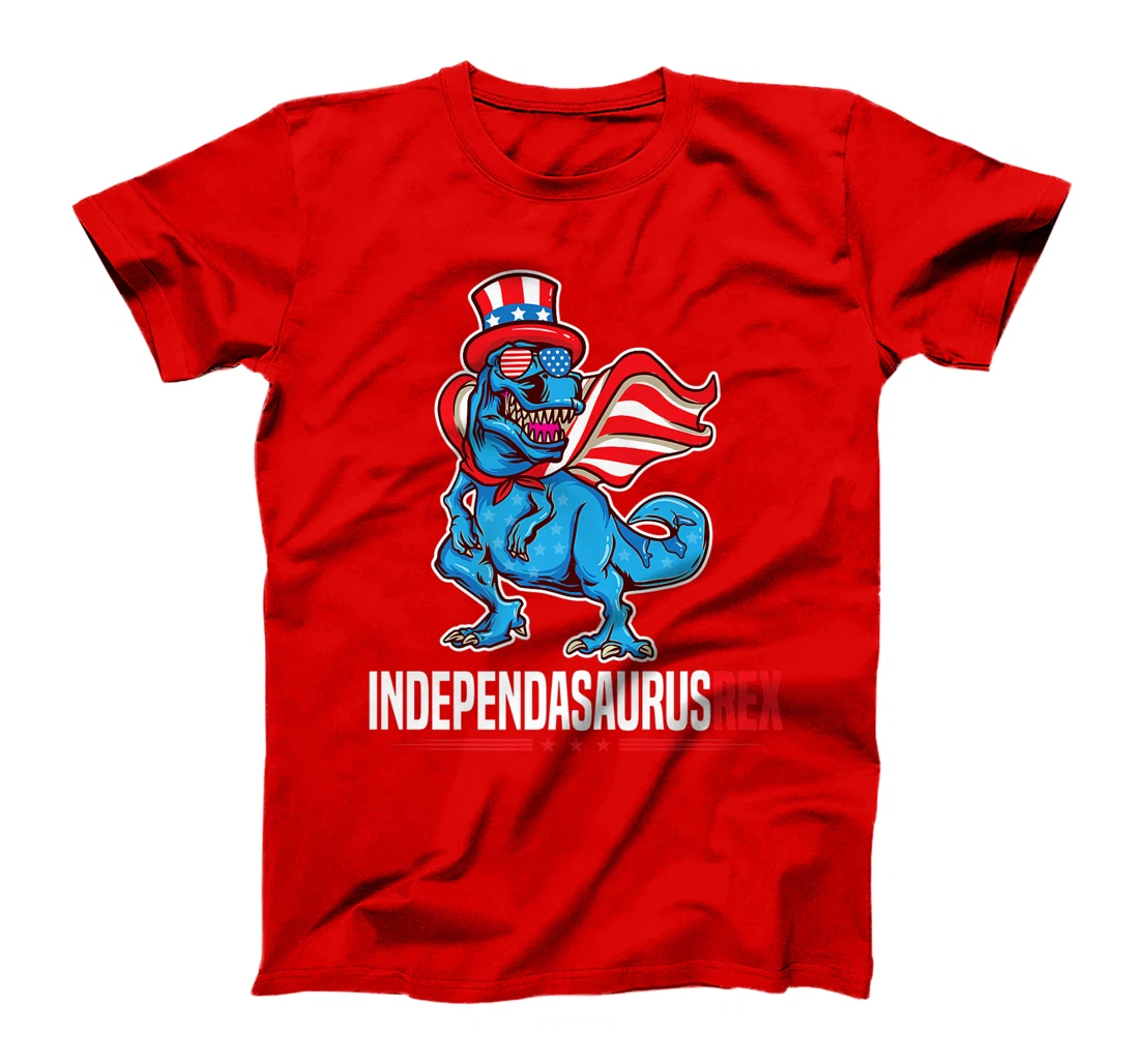 Indapendasaurusrex 4th of July T-Rex Independence Day TRex T-Shirt, Kid T-Shirt and Women T-Shirt