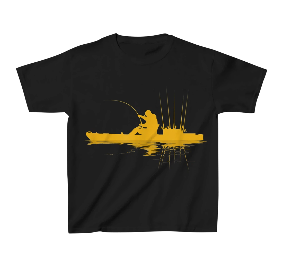 Kayak Bass Fishing Yak Angler Kayak Fisherman Kayaking T-Shirt, Kid T-Shirt and Women T-Shirt