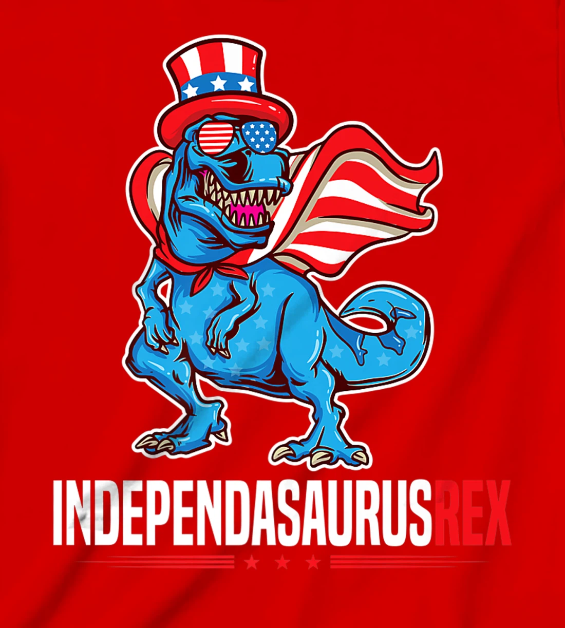 Indapendasaurusrex 4th of July T-Rex Independence Day TRex T-Shirt, Kid T-Shirt and Women T-Shirt