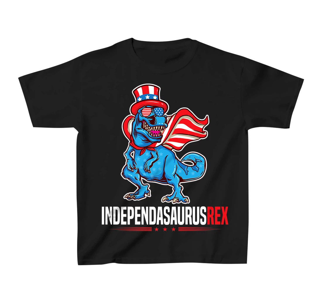 Indapendasaurusrex 4th of July T-Rex Independence Day TRex T-Shirt, Kid T-Shirt and Women T-Shirt