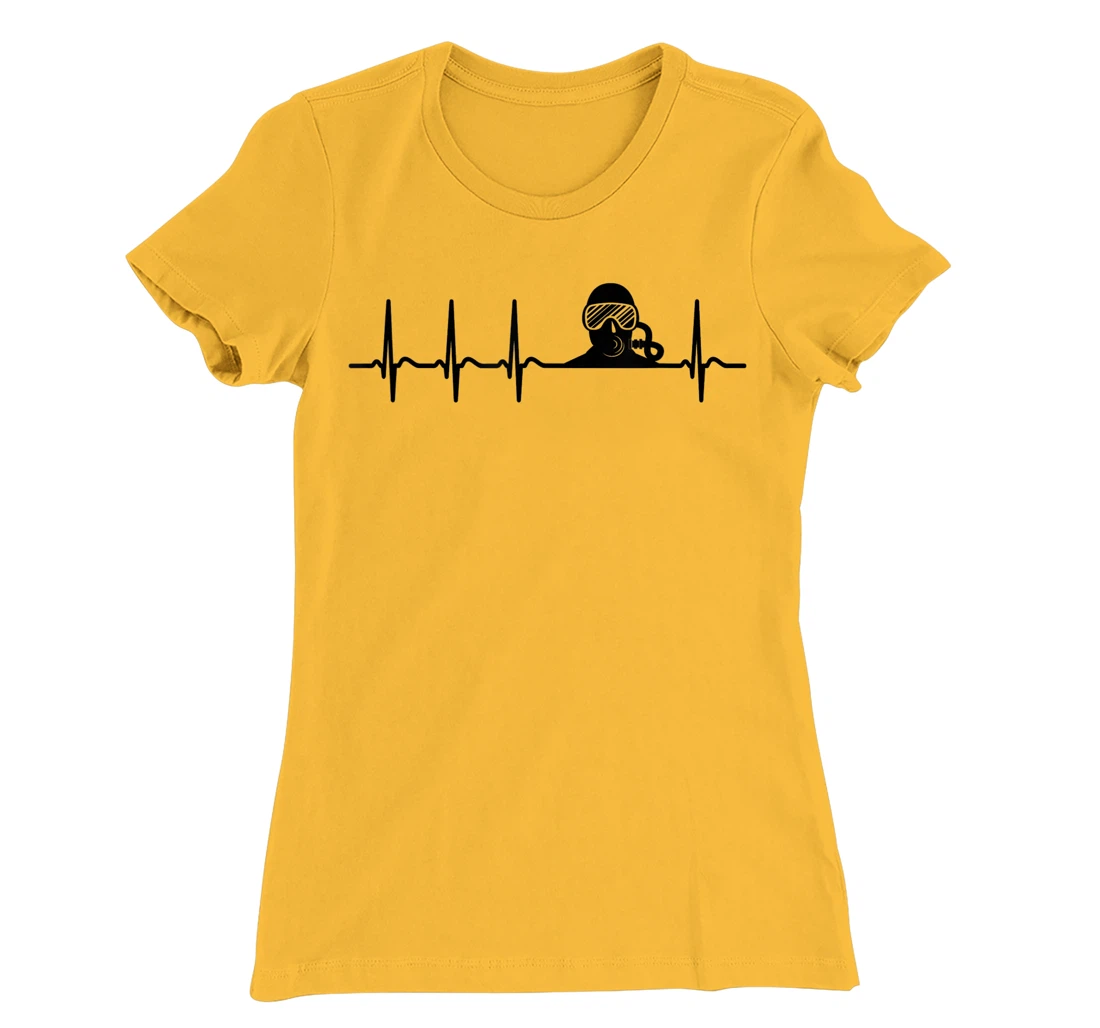 Scuba Diving Heart Love- Cool Funny Unique Diving Instructor T-Shirt, Kid T-Shirt and Women T-Shirt