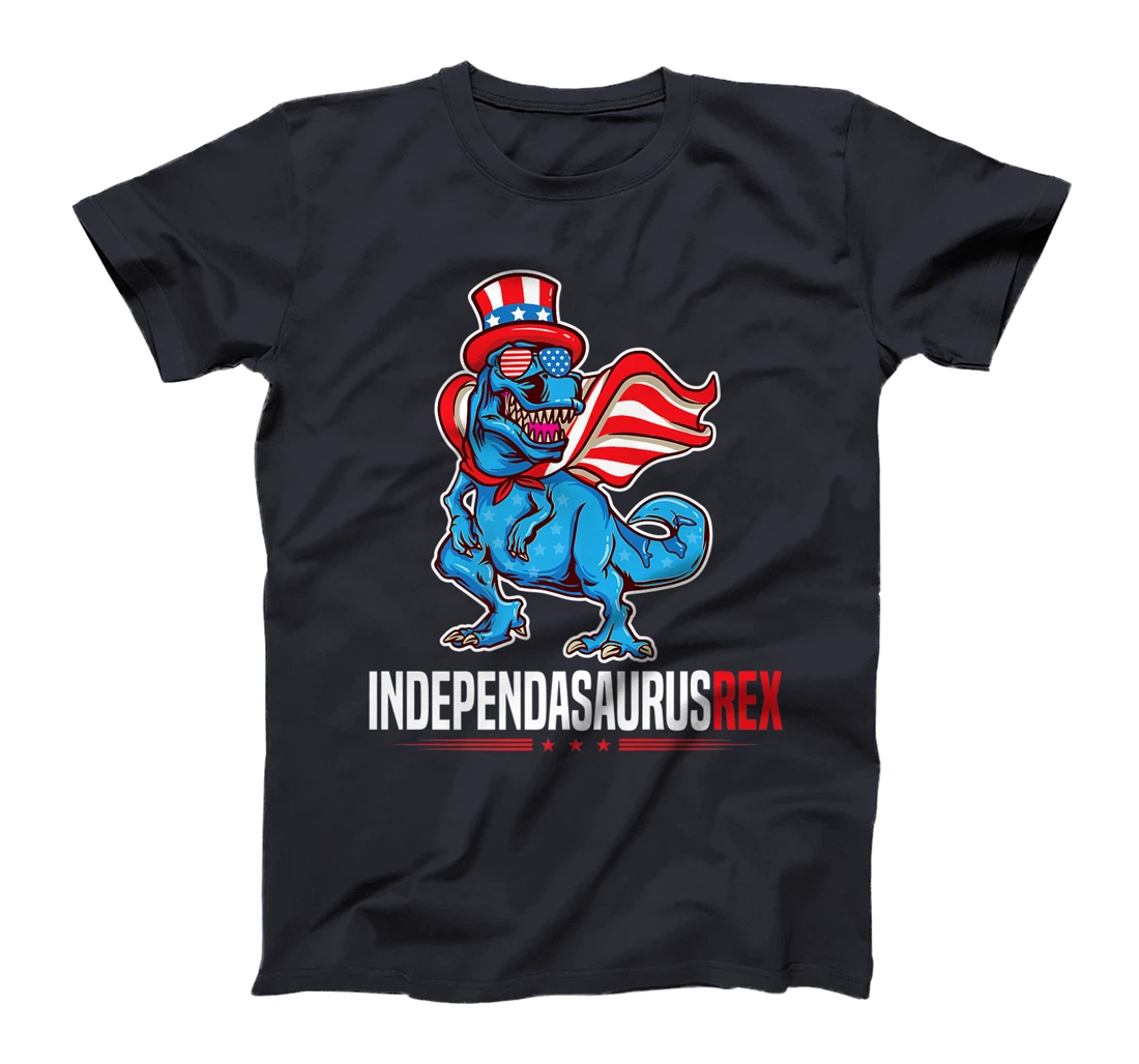 Indapendasaurusrex 4th of July T-Rex Independence Day TRex T-Shirt, Kid T-Shirt and Women T-Shirt