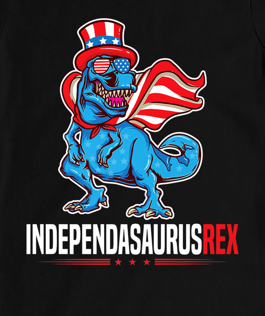 Indapendasaurusrex 4th of July T-Rex Independence Day TRex T-Shirt, Kid T-Shirt and Women T-Shirt