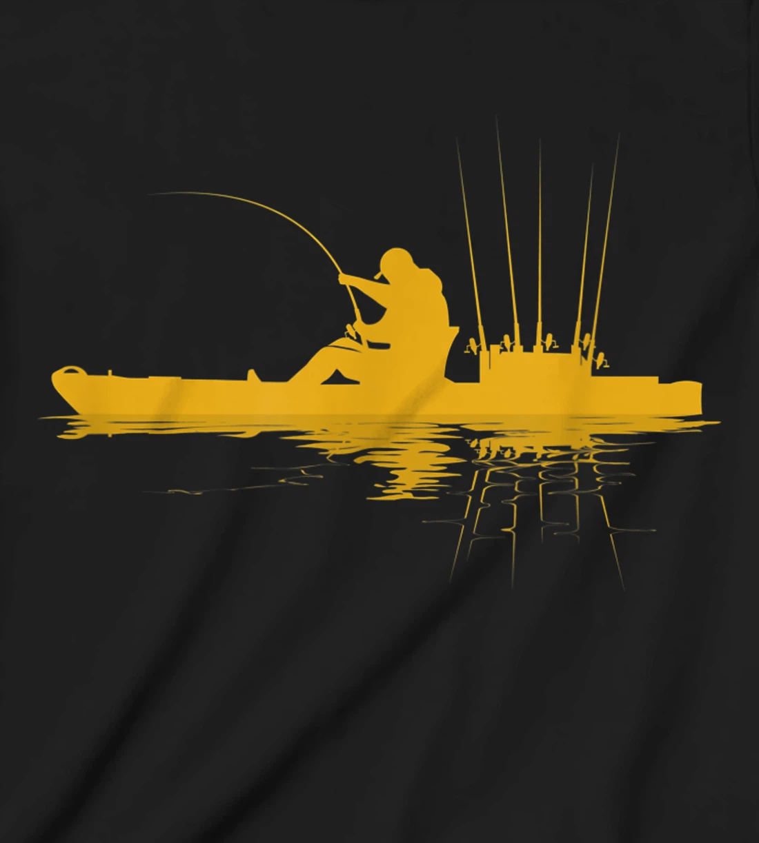 Kayak Bass Fishing Yak Angler Kayak Fisherman Kayaking T-Shirt, Kid T-Shirt and Women T-Shirt