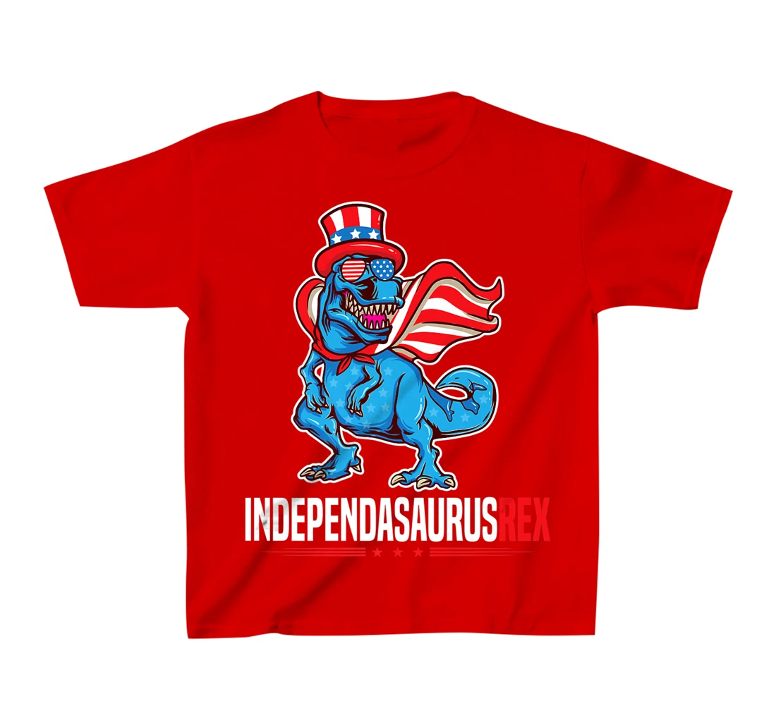 Indapendasaurusrex 4th of July T-Rex Independence Day TRex T-Shirt, Kid T-Shirt and Women T-Shirt