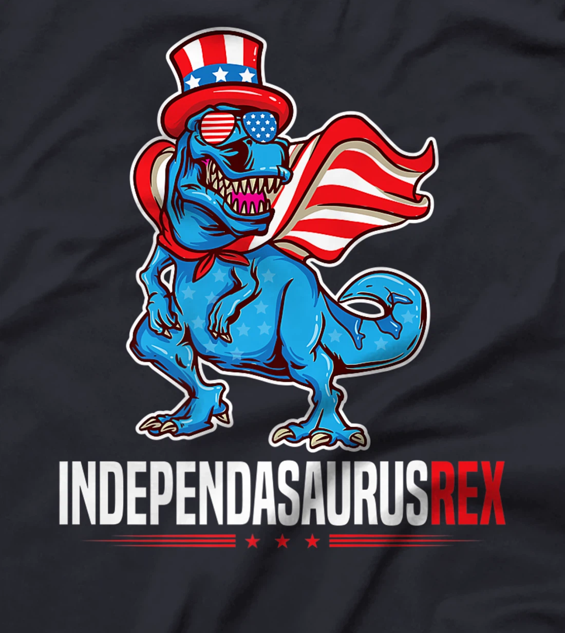 Indapendasaurusrex 4th of July T-Rex Independence Day TRex T-Shirt, Kid T-Shirt and Women T-Shirt