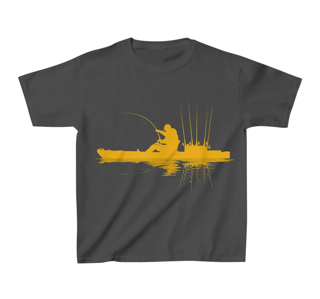Kayak Bass Fishing Yak Angler Kayak Fisherman Kayaking T-Shirt, Kid T-Shirt and Women T-Shirt