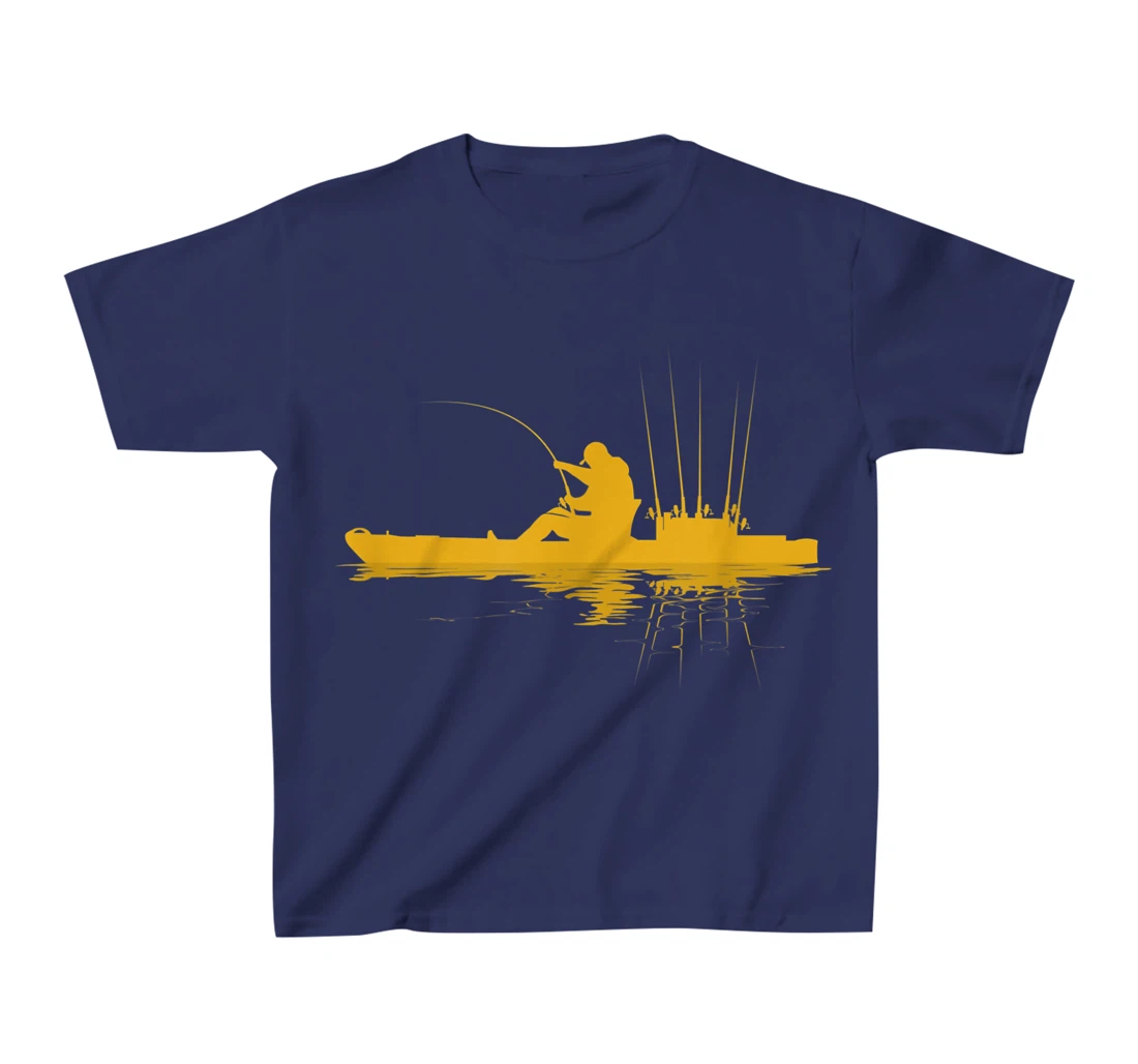 Kayak Bass Fishing Yak Angler Kayak Fisherman Kayaking T-Shirt, Kid T-Shirt and Women T-Shirt