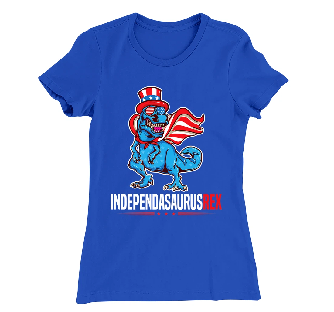 Indapendasaurusrex 4th of July T-Rex Independence Day TRex T-Shirt, Kid T-Shirt and Women T-Shirt