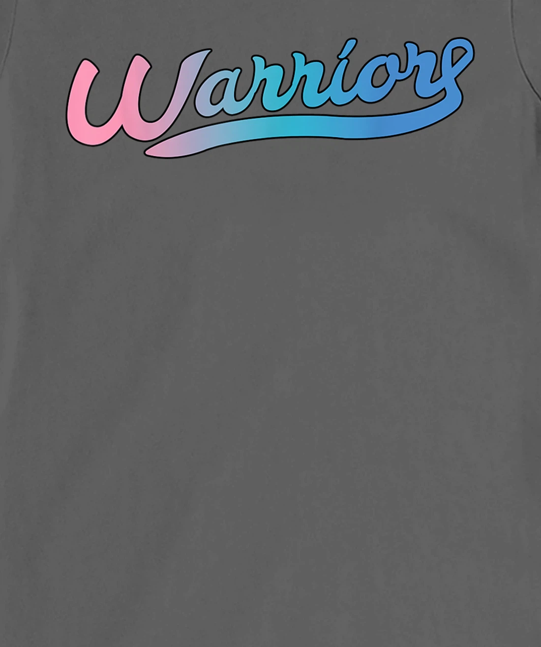 Thyroid Cancer Awareness Warrior Tricolor Ribbon T-Shirt, Women T-Shirt