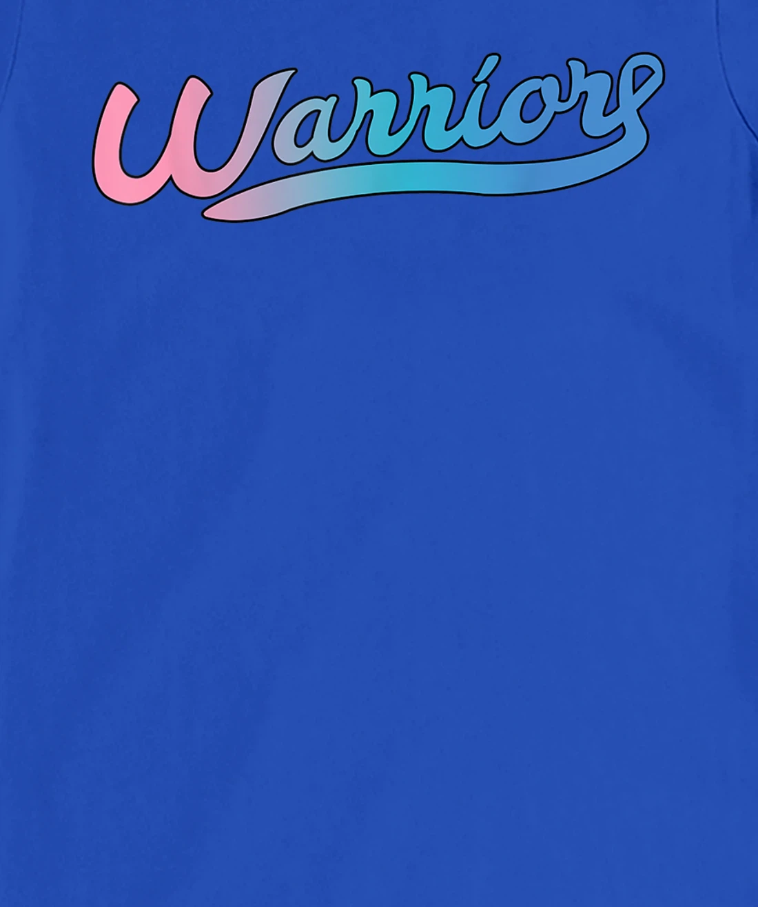 Thyroid Cancer Awareness Warrior Tricolor Ribbon T-Shirt, Women T-Shirt