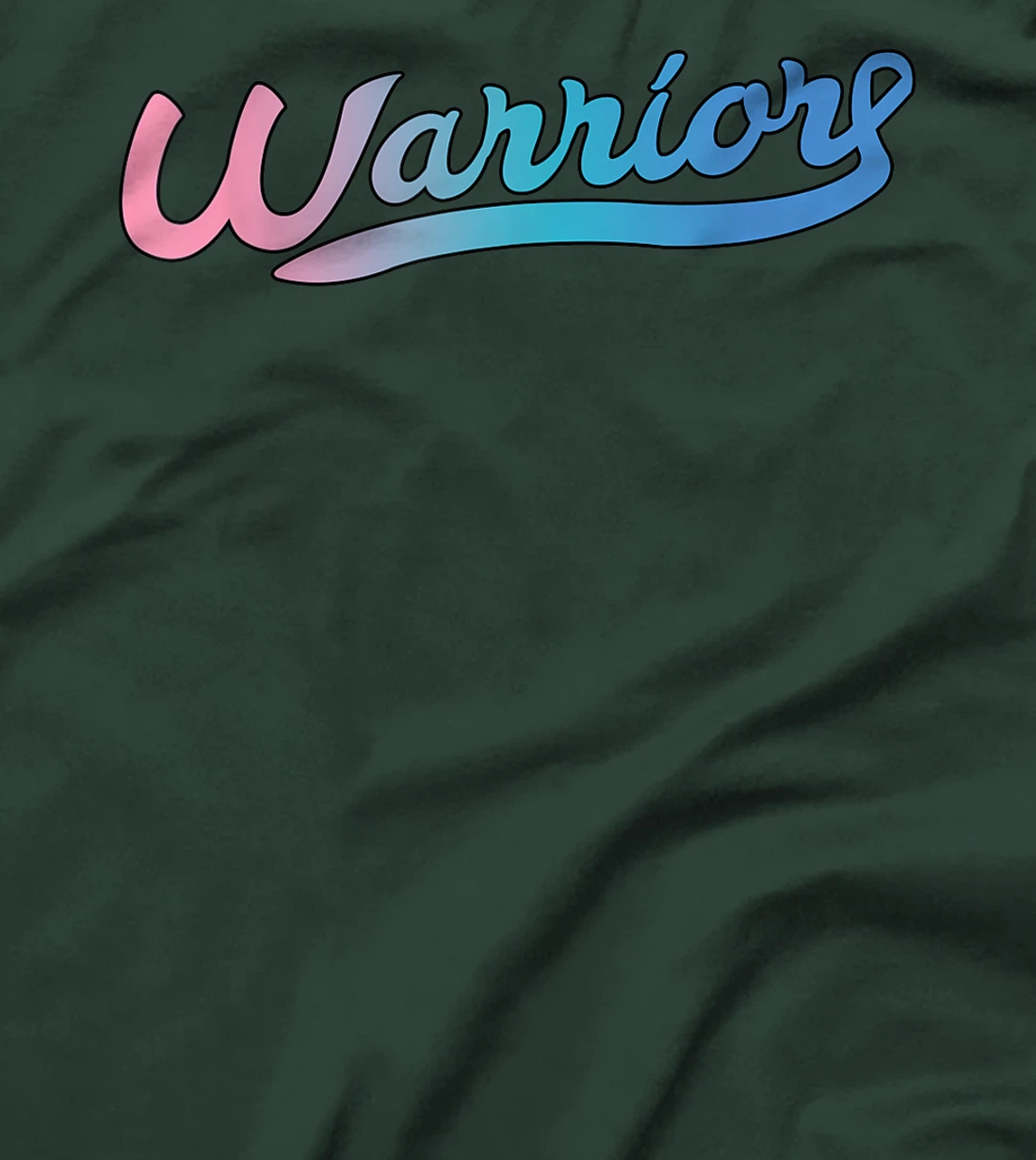 Thyroid Cancer Awareness Warrior Tricolor Ribbon T-Shirt, Women T-Shirt