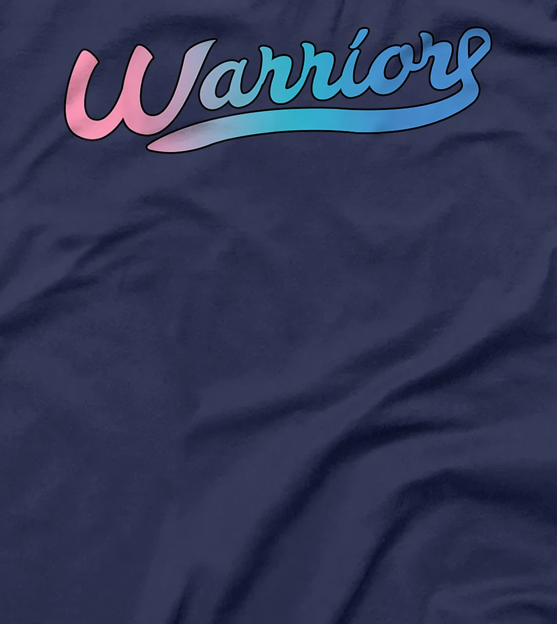 Thyroid Cancer Awareness Warrior Tricolor Ribbon T-Shirt, Women T-Shirt