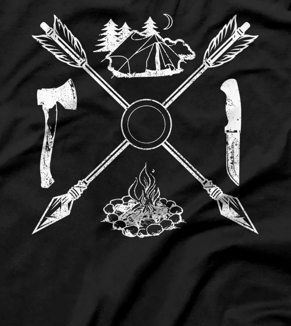 Bushcraft Axe Knife Survival Outdoor Camping Bushcrafter T-Shirt, Women T-Shirt