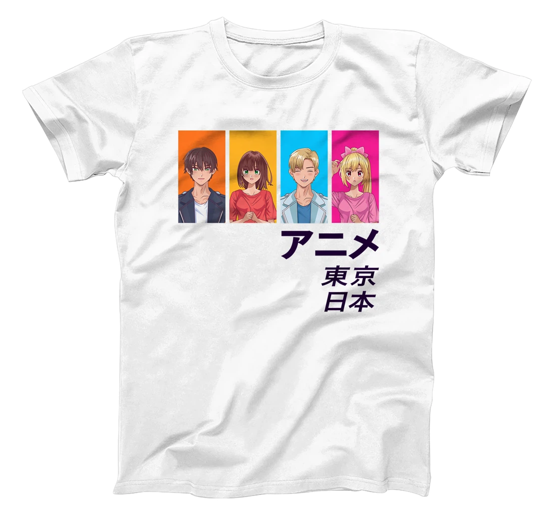 Enjoy Tokyo Japan Japanese Anime Manga Characters Graphic T-Shirt, Kid T-Shirt and Women T-Shirt