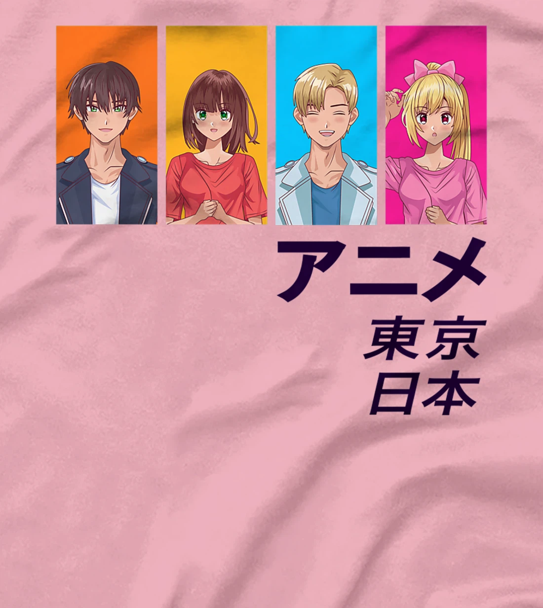 Enjoy Tokyo Japan Japanese Anime Manga Characters Graphic T-Shirt, Kid T-Shirt and Women T-Shirt