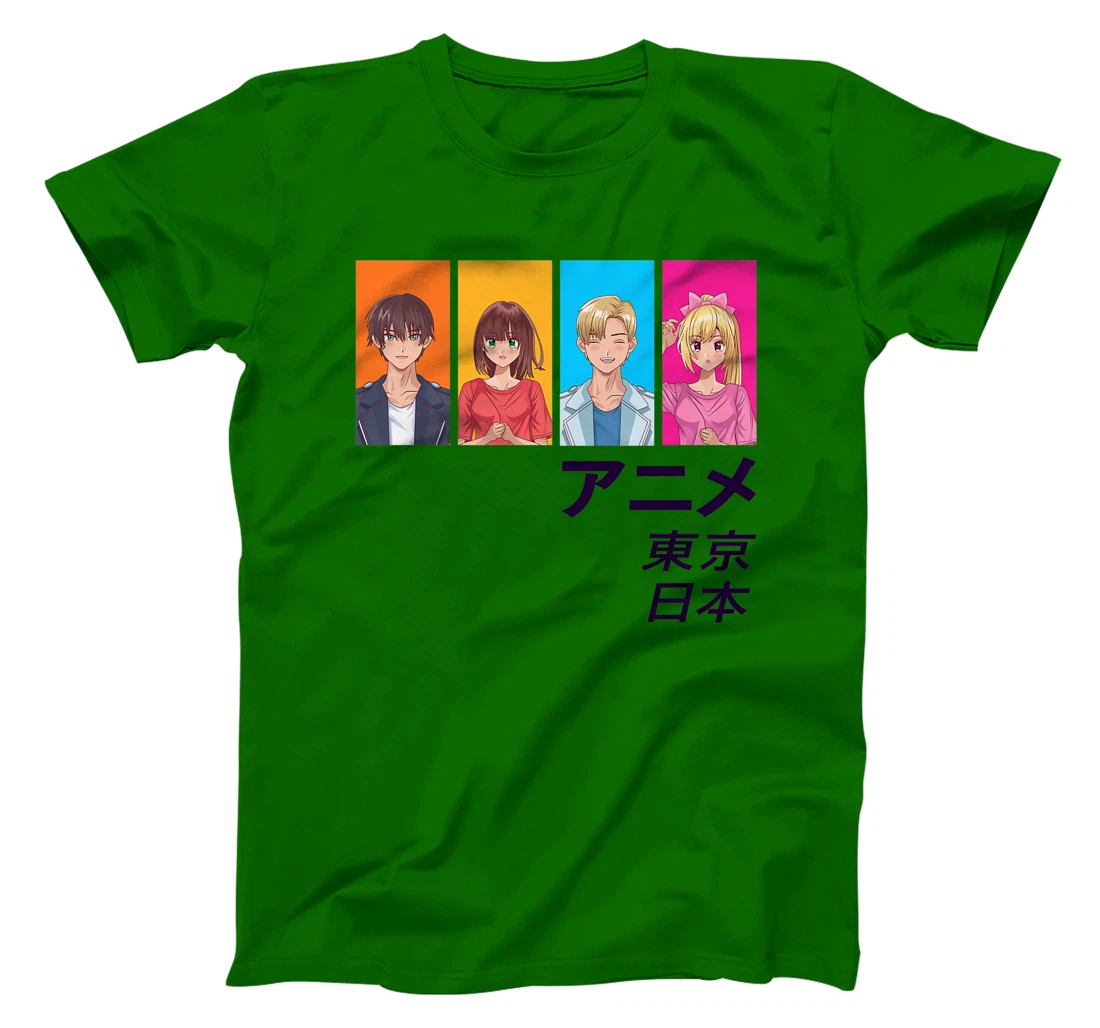 Enjoy Tokyo Japan Japanese Anime Manga Characters Graphic T-Shirt, Kid T-Shirt and Women T-Shirt