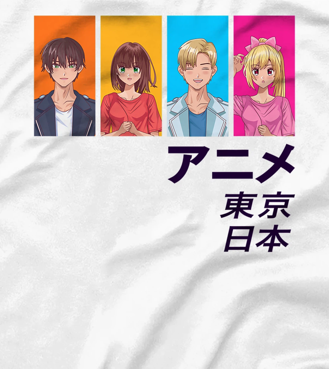 Enjoy Tokyo Japan Japanese Anime Manga Characters Graphic T-Shirt, Kid T-Shirt and Women T-Shirt