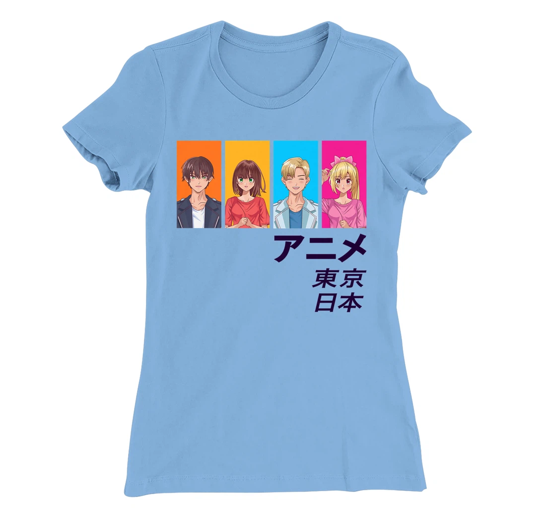 Enjoy Tokyo Japan Japanese Anime Manga Characters Graphic T-Shirt, Kid T-Shirt and Women T-Shirt