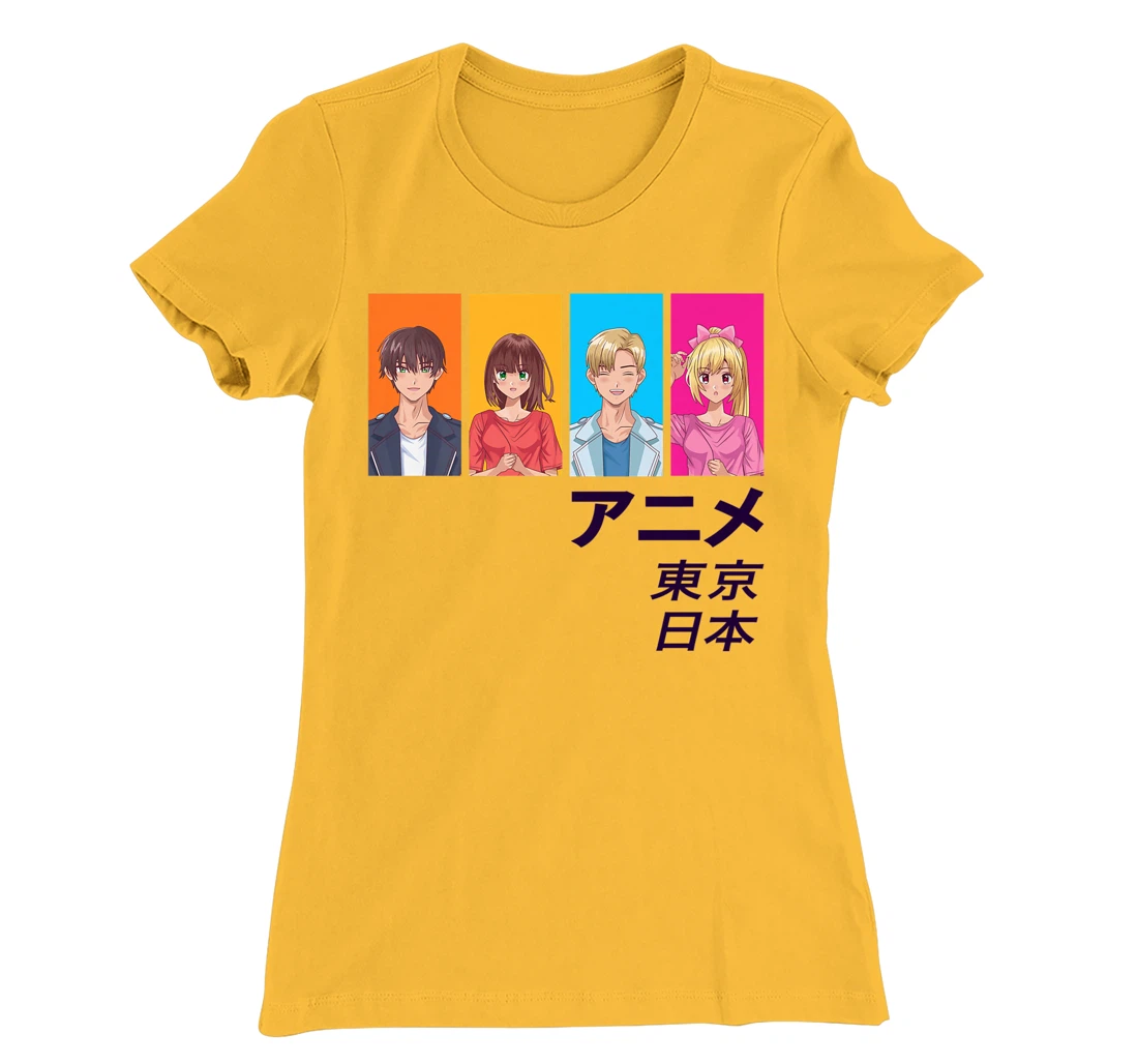 Enjoy Tokyo Japan Japanese Anime Manga Characters Graphic T-Shirt, Kid T-Shirt and Women T-Shirt