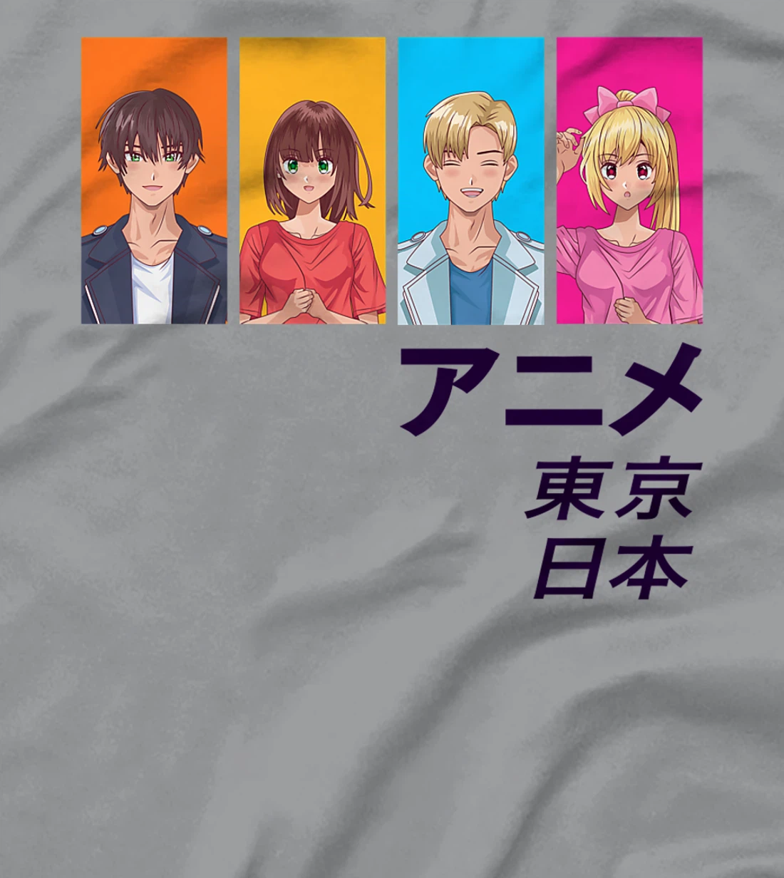 Enjoy Tokyo Japan Japanese Anime Manga Characters Graphic T-Shirt, Kid T-Shirt and Women T-Shirt