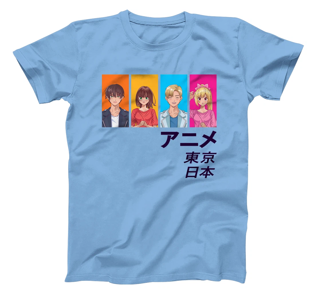 Enjoy Tokyo Japan Japanese Anime Manga Characters Graphic T-Shirt, Kid T-Shirt and Women T-Shirt