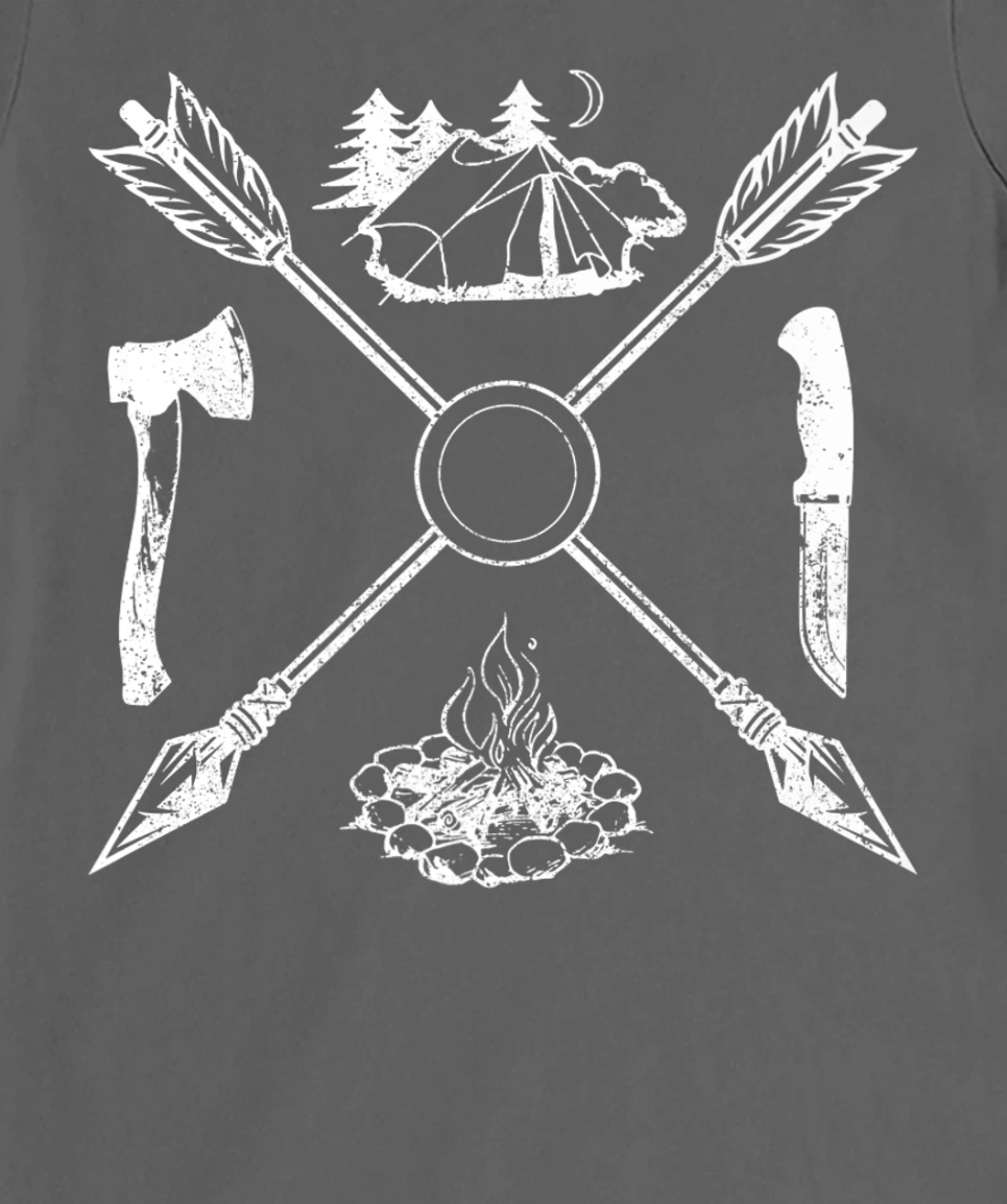 Bushcraft Axe Knife Survival Outdoor Camping Bushcrafter T-Shirt, Women T-Shirt