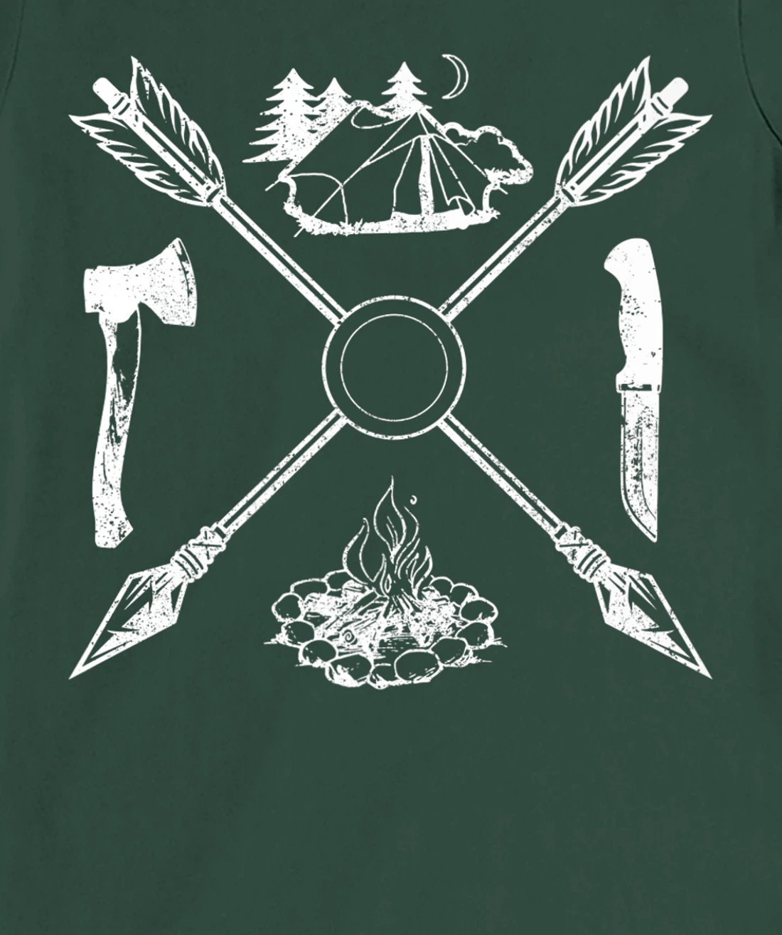 Bushcraft Axe Knife Survival Outdoor Camping Bushcrafter T-Shirt, Women T-Shirt