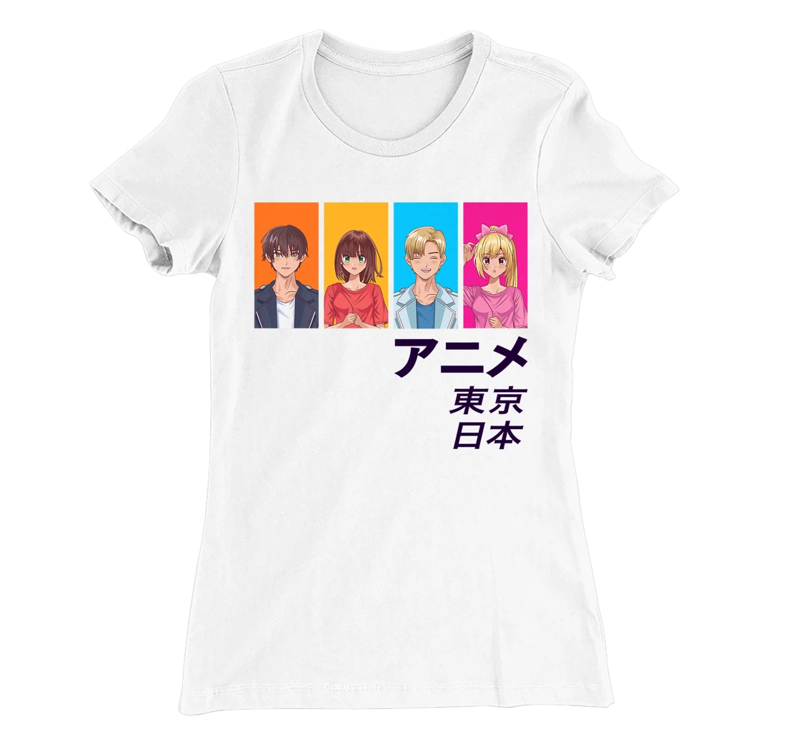 Enjoy Tokyo Japan Japanese Anime Manga Characters Graphic T-Shirt, Kid T-Shirt and Women T-Shirt